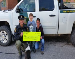 Special Thank you to a Crowsnest Pass Youth Birthday money donation.